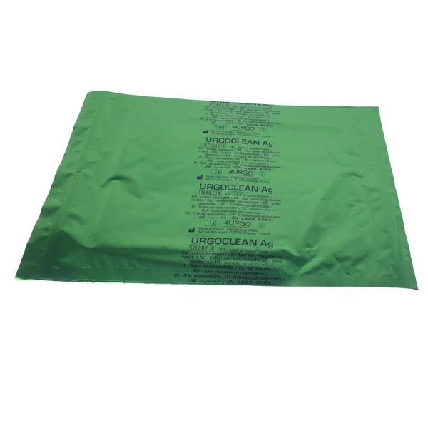 Стерильная абсорбирующая повязка UrgoClean Ag 15*20 см UrgoClean Ag1520 фото