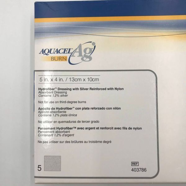 Повязка ConvaTec Aquacel BURN AG (4*5)10х13см.- Absorbent HYDROFIBER , усиленная гидроволокно 1 шт. Aquacel BURNAG1013 фото