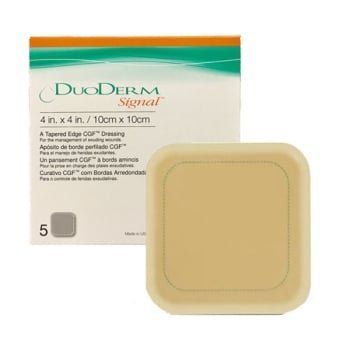 Гидроколлоидная повязка DuoDerm Signal Hydrocolloid Dressing 10 х10 (Коробка 5шт.) Вийшли строки 2,2024 DuoDermSignal10х10 фото