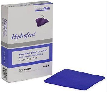 Бактериостатическая, поглощающая повязка Hydrofera Blue classic2&times;2- 5х5см (HB2214) HB2214 фото