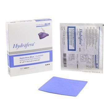Бактериостатическая, поглощающая повязка Hydrofera Blue classic 6&times;6- 15х15см (HB6614) HB6614 фото