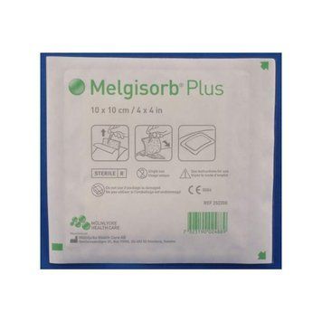 Melgisorb Plus повязка атравматическая сорбционная с кальцием - альгинатом, стерильная 10 х10 см Melgisorbplus10х10 фото