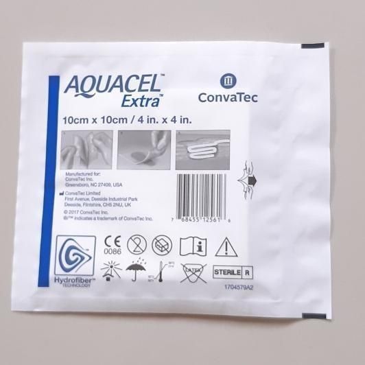 Повязка ConvaTec Aquacel Extra (4*5)10х12см.- Absorbent HYDROFIBER , усиленная гидроволокно 1 шт. AquacelExtra4x5 фото