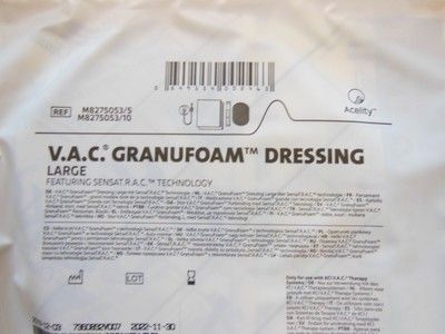 Набір для лікування хронічних, гострих і травматичних ран 3M V.A.C Granufoam Dressing Велика 30х25х5см (M8275053) Строки M8275053-2026 фото